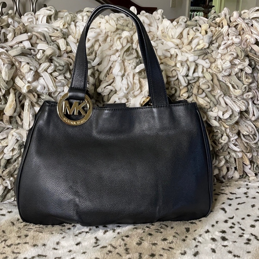 Michael Kors Black Fulton East West Shoulder Bag